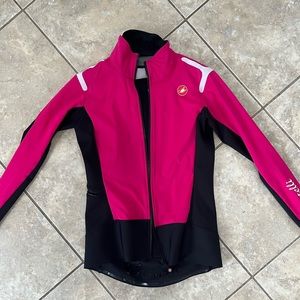 Castelli Alpha Ros 2 Cycling Jacket Pink Small